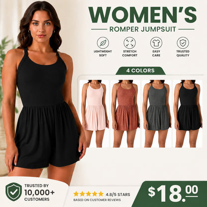 🔥 Women's Pocket 2-in-1 Romper | The Outfit You'll Reach For Again and Again